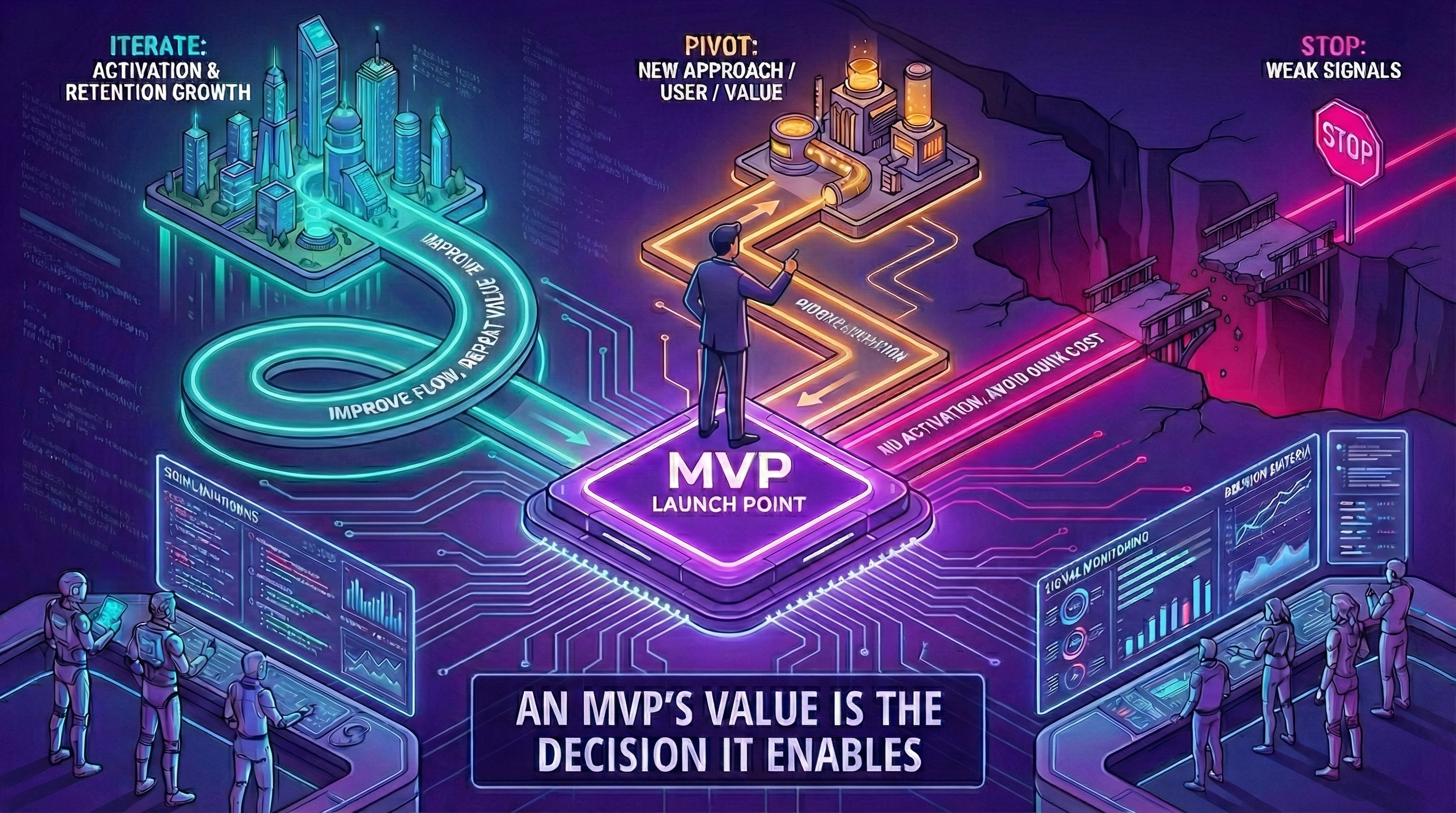 From MVP to Product: 6 Key Decision Moments (When to Scale, Pivot, Rebuild)