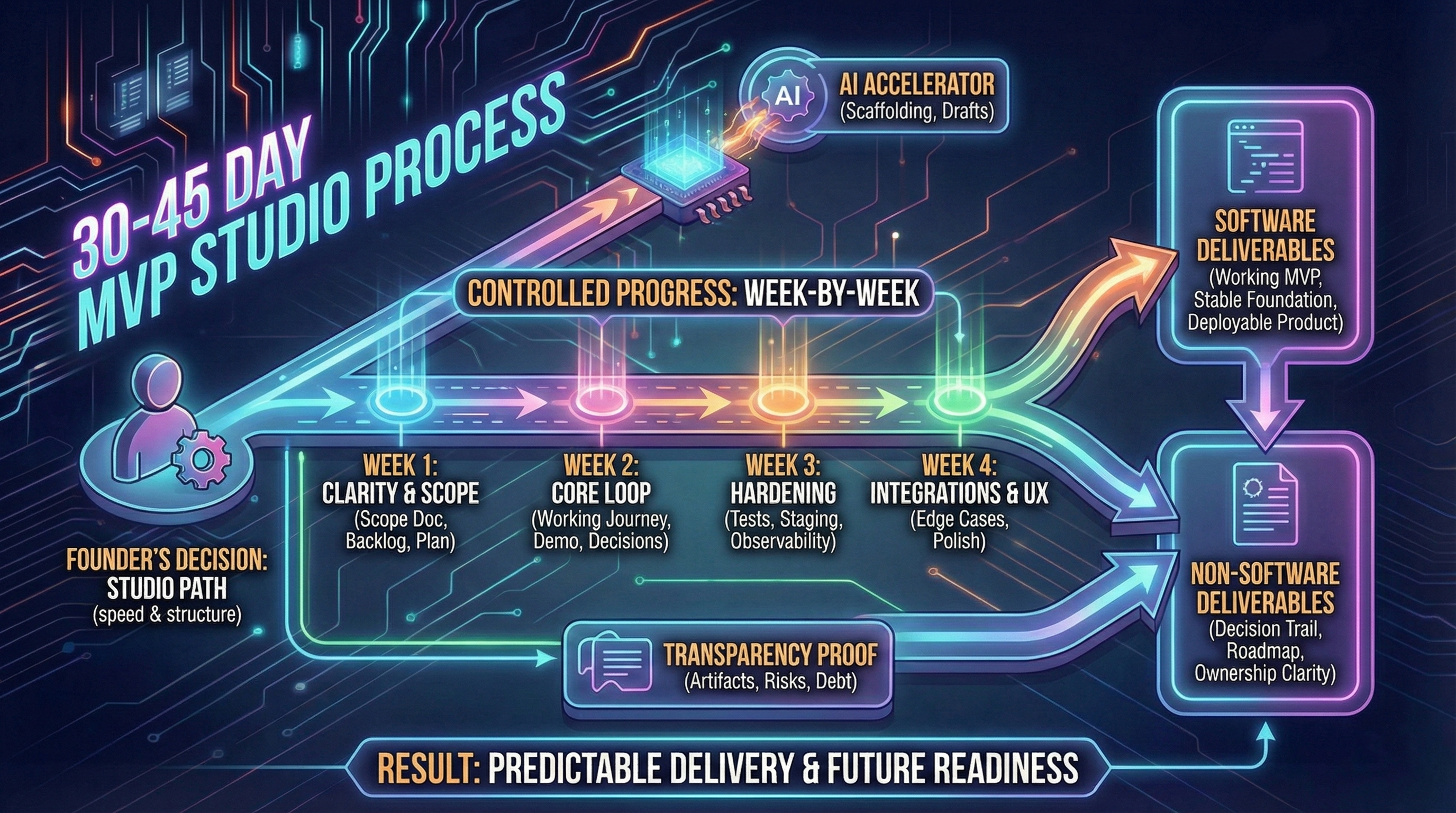 What You Get in 30-45 Days with an MVP Studio (Deliverables Checklist 2026)