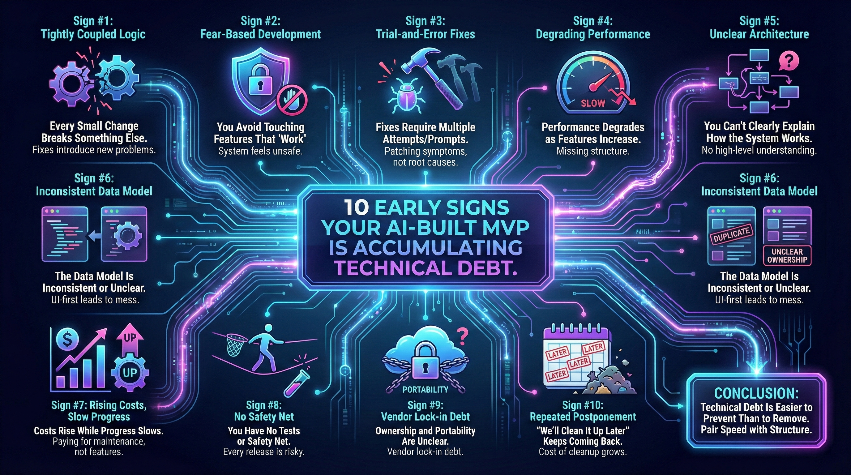 10 Technical Debt Signs: When Your MVP Becomes Unmaintainable (2026)